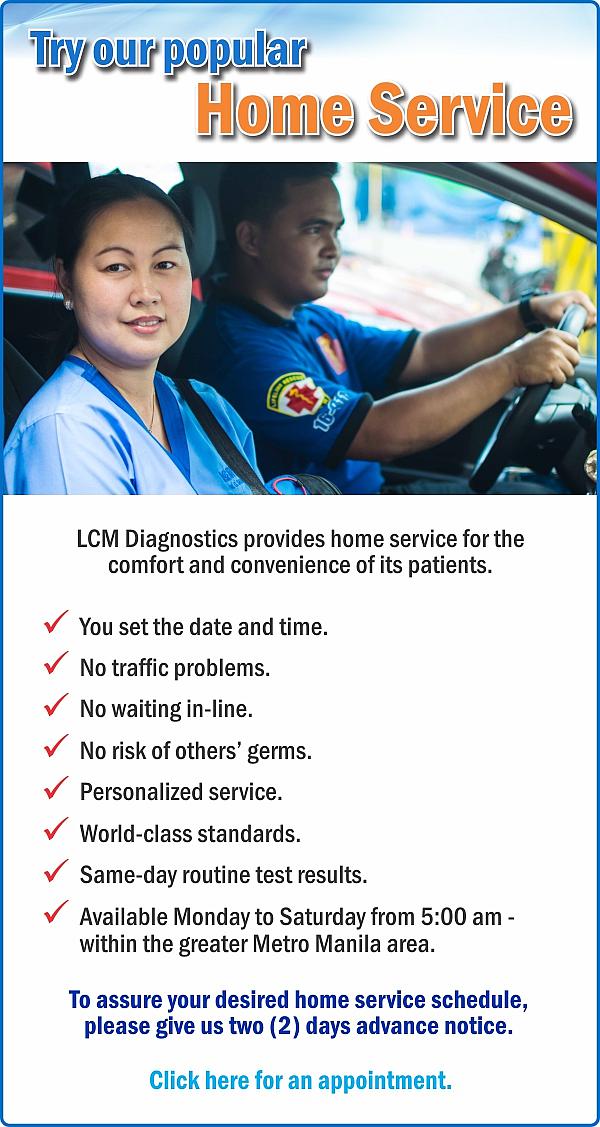 LCM Diagnostics - Try our popular Home Service!